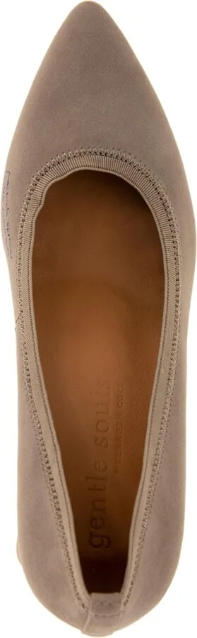 Gentle Souls Women's Dionne Block Heel Pointy Toe Pumps - Image 5