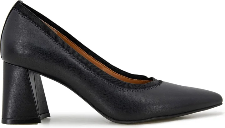 Gentle Souls Women's Dionne Block Heel Pointy Toe Pumps - Image 11