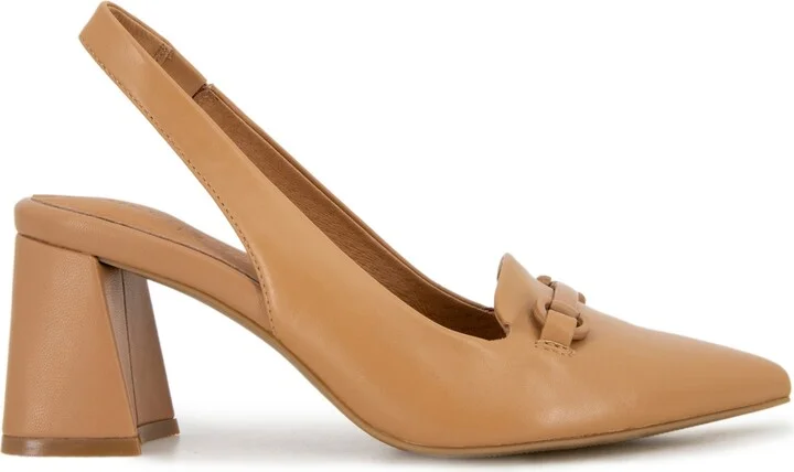Gentle Souls Women's Dionne Pointed-Toe Block-Heel Slingback Pumps - Image 2