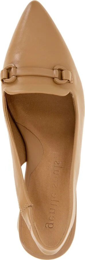 Gentle Souls Women's Dionne Pointed-Toe Block-Heel Slingback Pumps - Image 4