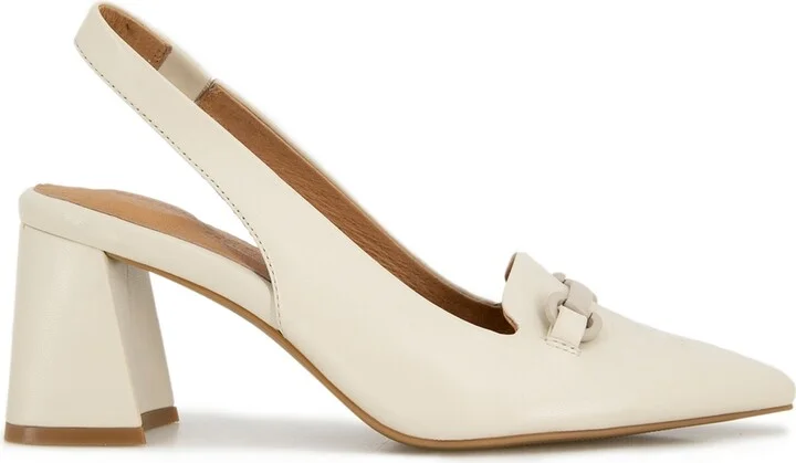 Gentle Souls Women's Dionne Pointed-Toe Block-Heel Slingback Pumps - Image 7