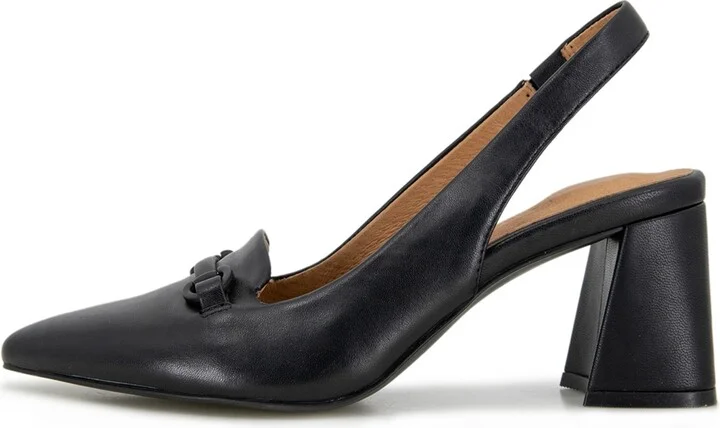 Gentle Souls Women's Dionne Pointed-Toe Block-Heel Slingback Pumps - Image 11