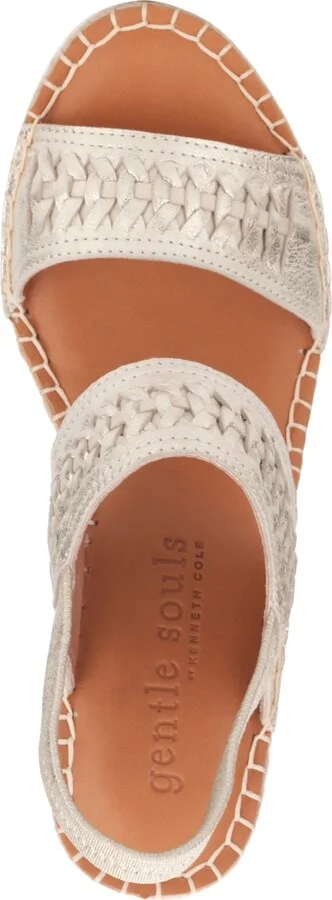 Gentle Souls Women's Elyssa Two-Band Braid Sandals - Image 4