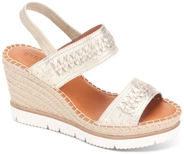 Gentle Souls Women's Elyssa Two-Band Braid Sandals