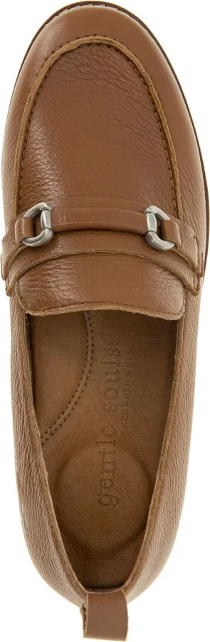 Gentle Souls Women's Eugene Lug Bit Buckle Loafer Flats - Image 4