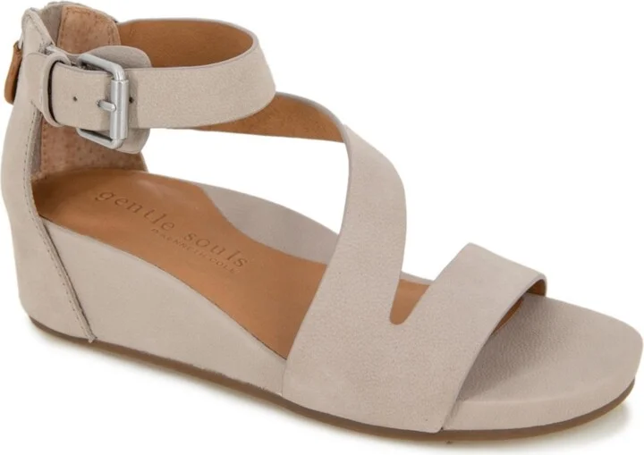 Gentle Souls Women's Gwen Platform Wedge Sandals