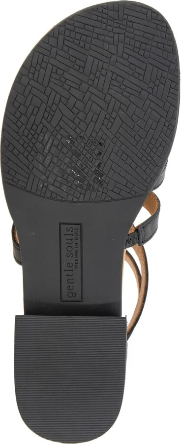Gentle Souls Women's Hallie Zipper Sandals - Image 5