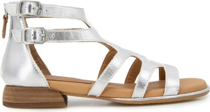 Gentle Souls Women's Hallie Zipper Sandals - Image 6