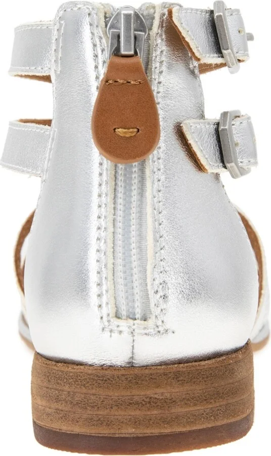 Gentle Souls Women's Hallie Zipper Sandals - Image 7