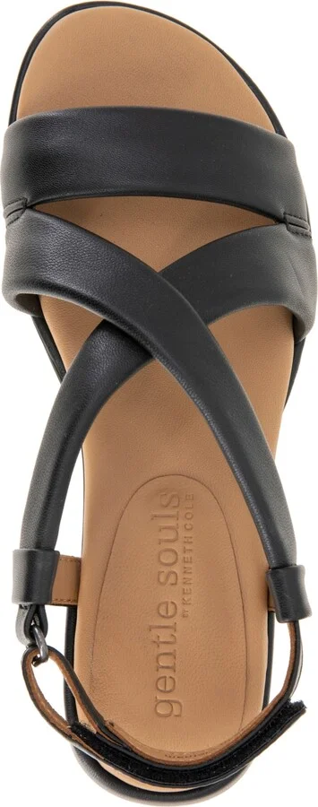 Gentle Souls Women's Heather Crisscross Flat Sandals - Image 4