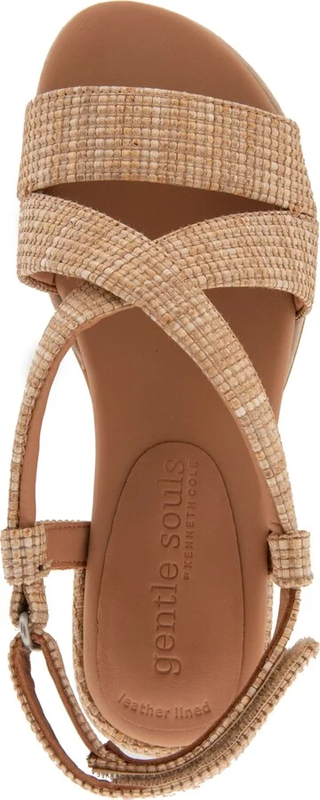 Gentle Souls Women's Heather Crisscross Flat Sandals - Image 8