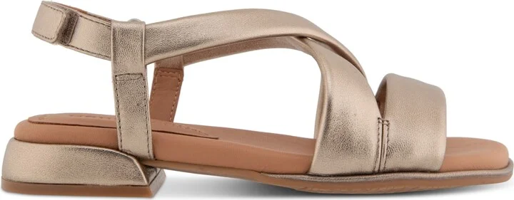 Gentle Souls Women's Heather Crisscross Flat Sandals - Image 10