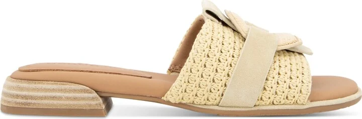 Gentle Souls Women's Hudson Mixed-Media Flat Sandals - Image 6