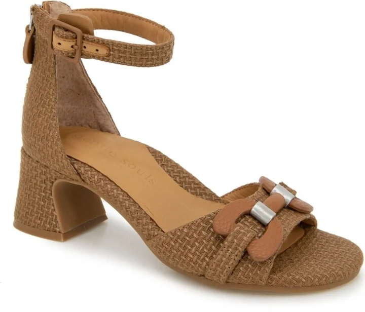 Gentle Souls Women's Iona Bit Zipper Sandals
