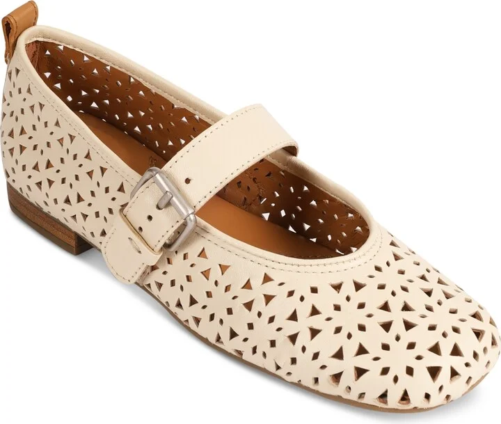 Gentle Souls Women's Karla Perferated Leather Flats