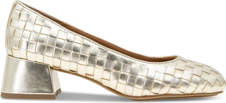Gentle Souls Women's Lancinen Woven Block-Heel Pumps - Image 6