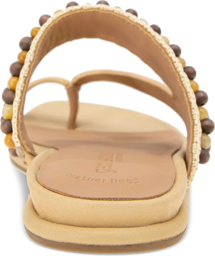 Gentle Souls Women's Lentini Beaded Flat Sandals - Image 7