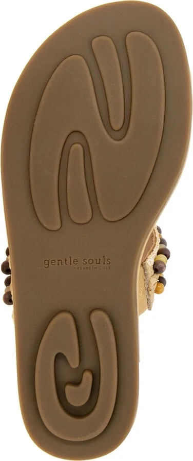 Gentle Souls Women's Lentini Beaded Flat Sandals - Image 9