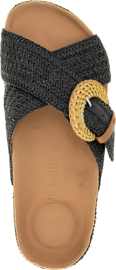 Gentle Souls Women's Louisa Buckled Slide Sandals - Image 4