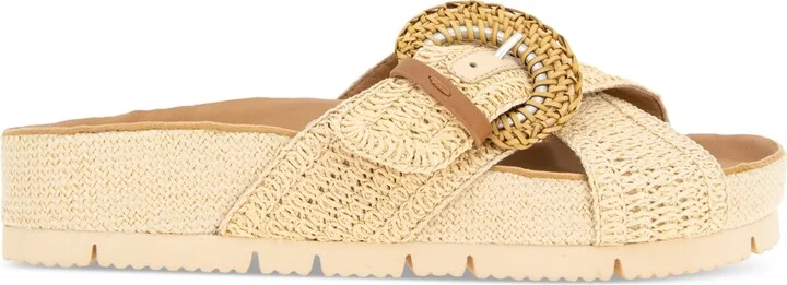 Gentle Souls Women's Louisa Buckled Slide Sandals - Image 6