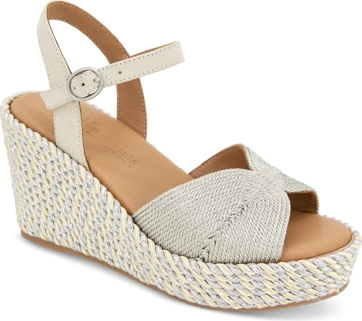 Gentle Souls Women's Nola Platform Wedge Sandals
