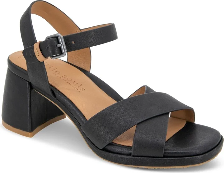 Gentle Souls Women's Rimini Block-Heel Dress Sandals