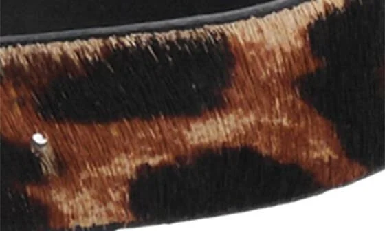 Genuine Calf Hair Ankle Strap Sandal - Image 5