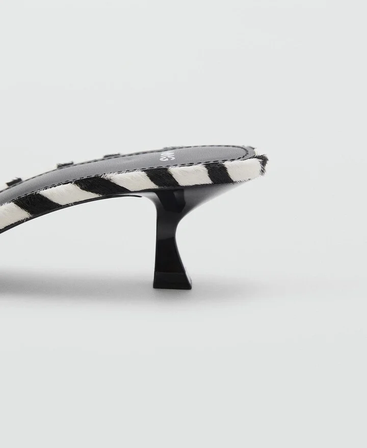 Genuine Calf Hair Slide Sandal - Image 4