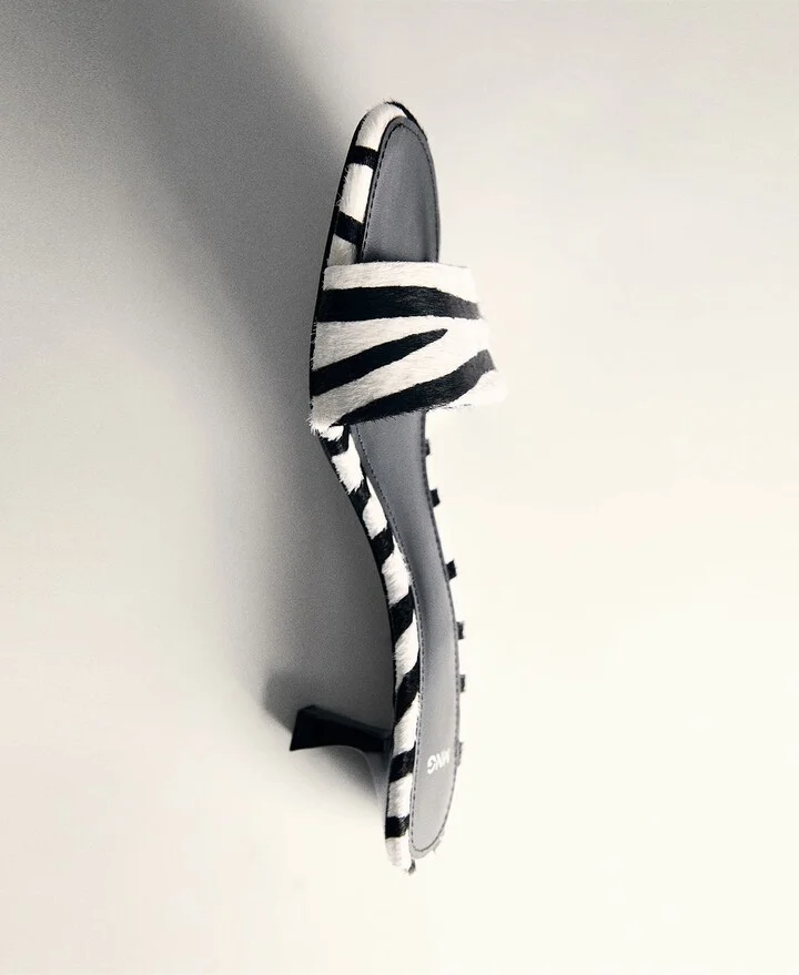 Genuine Calf Hair Slide Sandal - Image 5