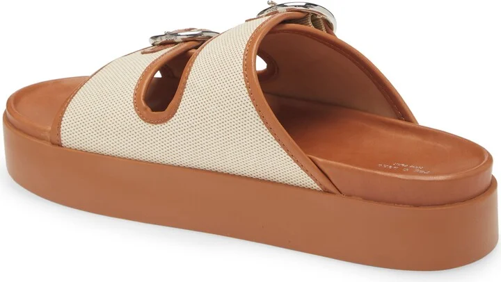 Geo Buckle Platform Slide Sandal - Image 2
