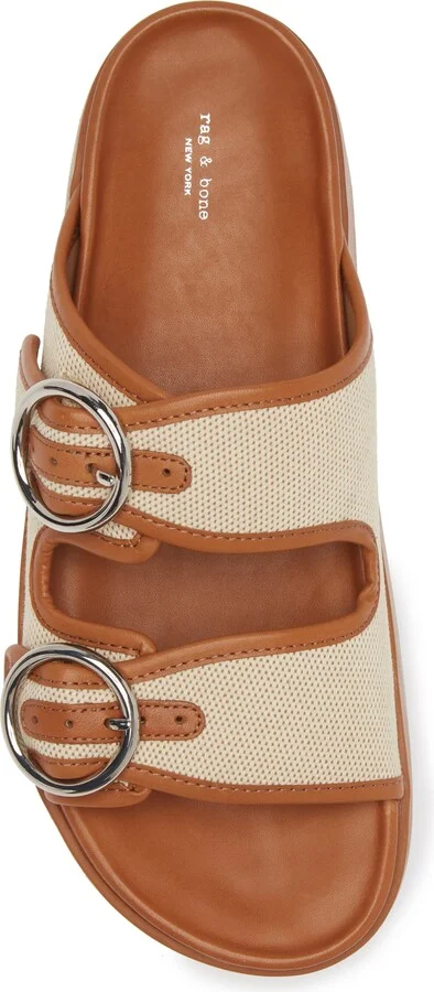Geo Buckle Platform Slide Sandal - Image 5