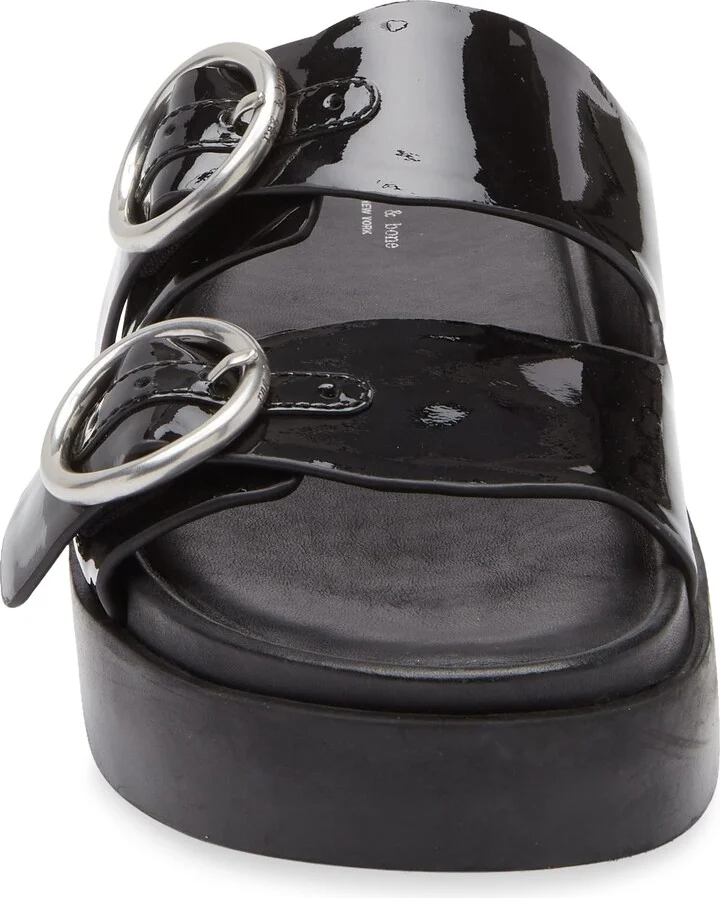 Geo Buckle Platform Slide Sandal - Image 4