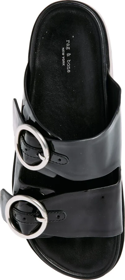 Geo Buckle Platform Slide Sandal - Image 5