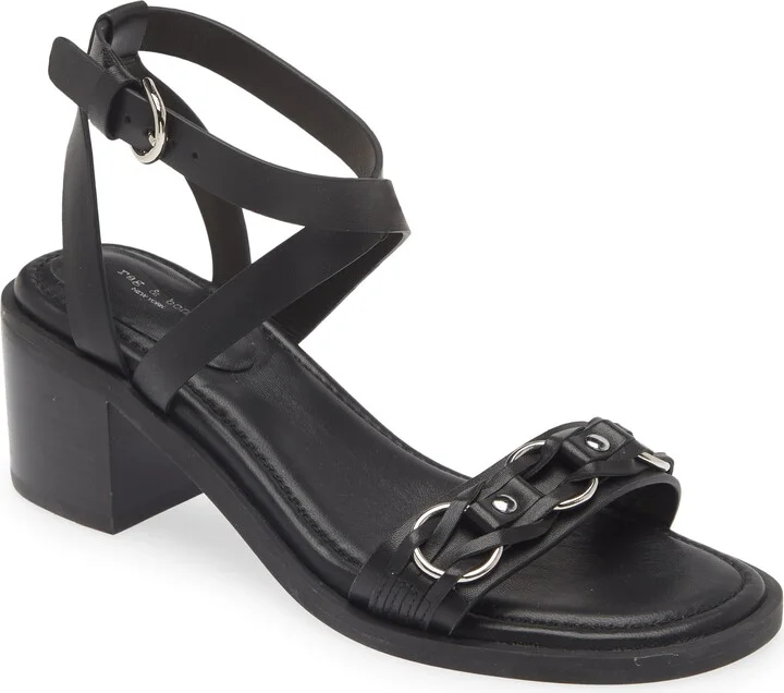 Geo Chain Ankle Strap Sandal