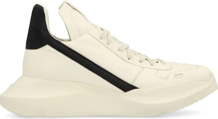 Geo Geth Leather High-top Sneakers - Image 2