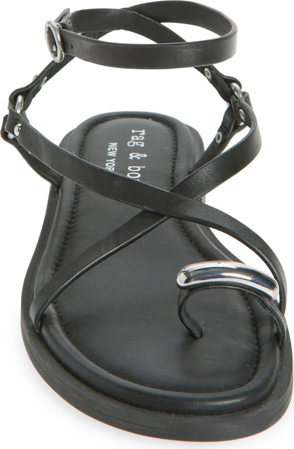 Geo Ring Ankle Strap Sandal - Image 10