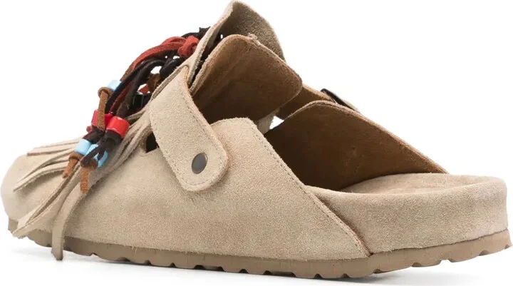 Geo suede sandals - Image 3