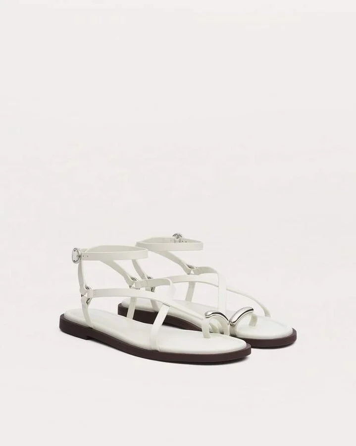 Geo Toe Ring Sandals - Image 3