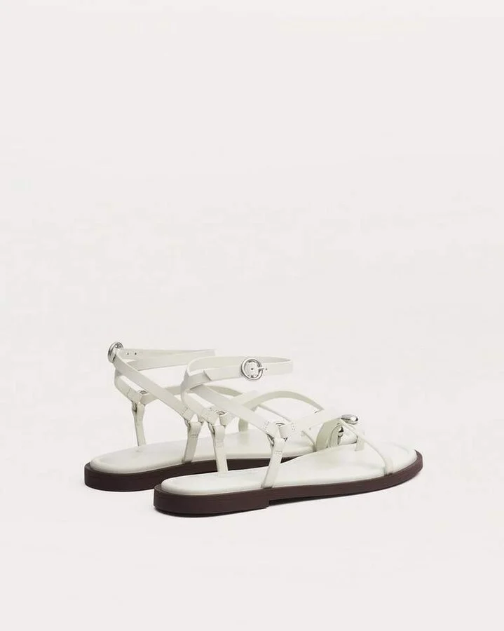 Geo Toe Ring Sandals - Image 4