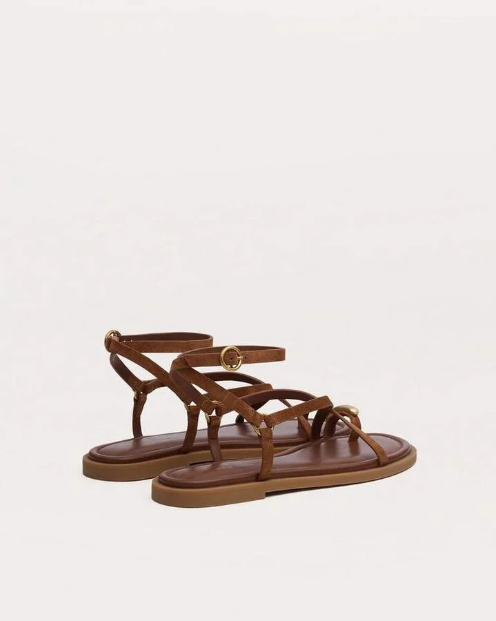 Geo Toe Ring Sandals - Image 4