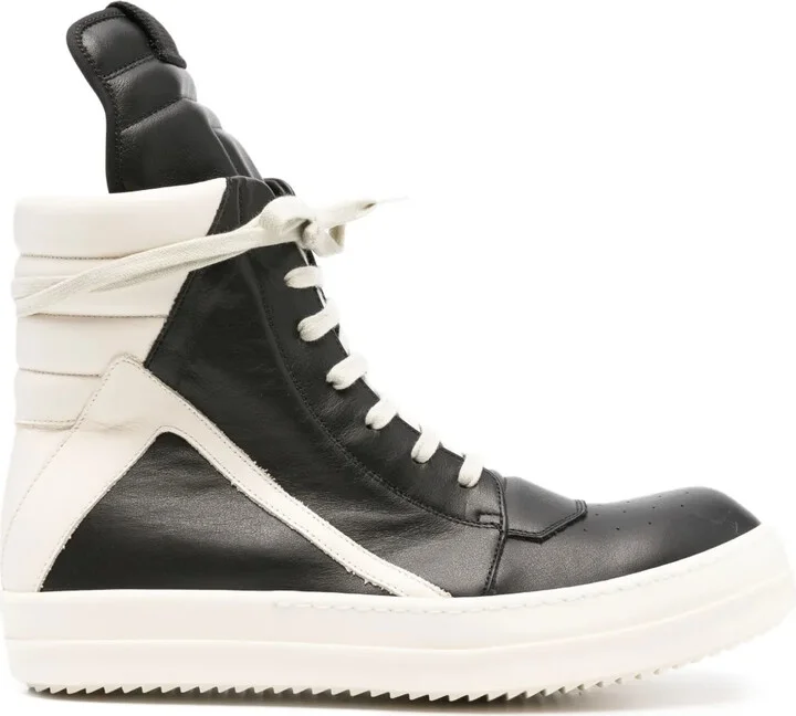 Geobasket high-top leather sneakers