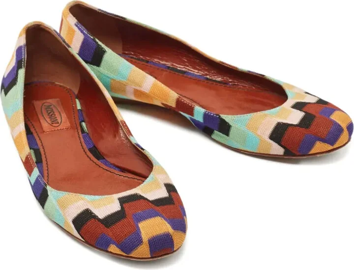 Geometric-Knit Pumps - Image 3