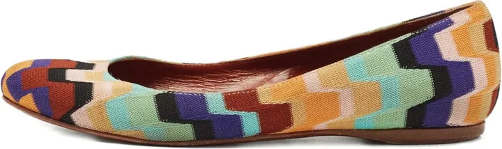 Geometric-Knit Pumps