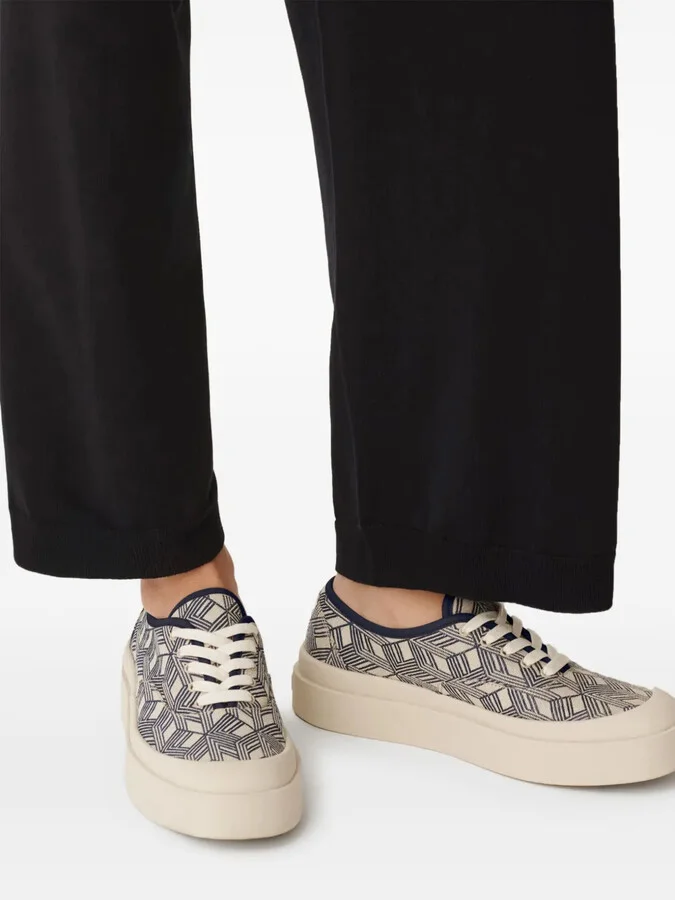 Geometric-Pattern Sneakers - Image 4