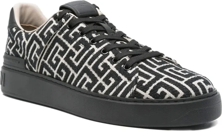 Geometric-Pattern Sneakers - Image 2