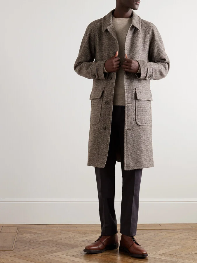 + George Cleverley Cap-Toe Pebble-Grain Leather Boots - Image 2
