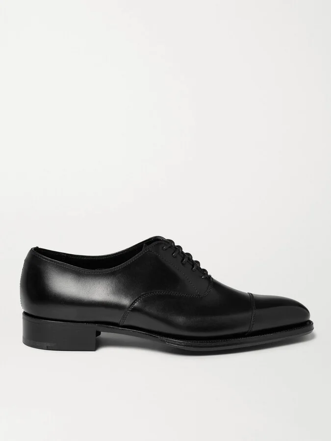 + George Cleverley Leather Oxford Shoes