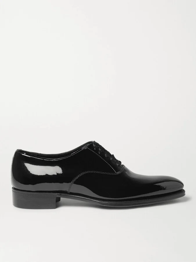 + George Cleverley Patent-Leather Oxford Shoes