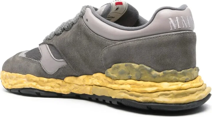 George panelled suede sneakers - Image 3