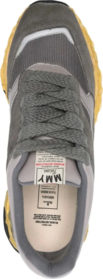 George panelled suede sneakers - Image 4
